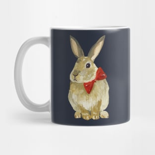 Bunny with Red Bowtie Mug